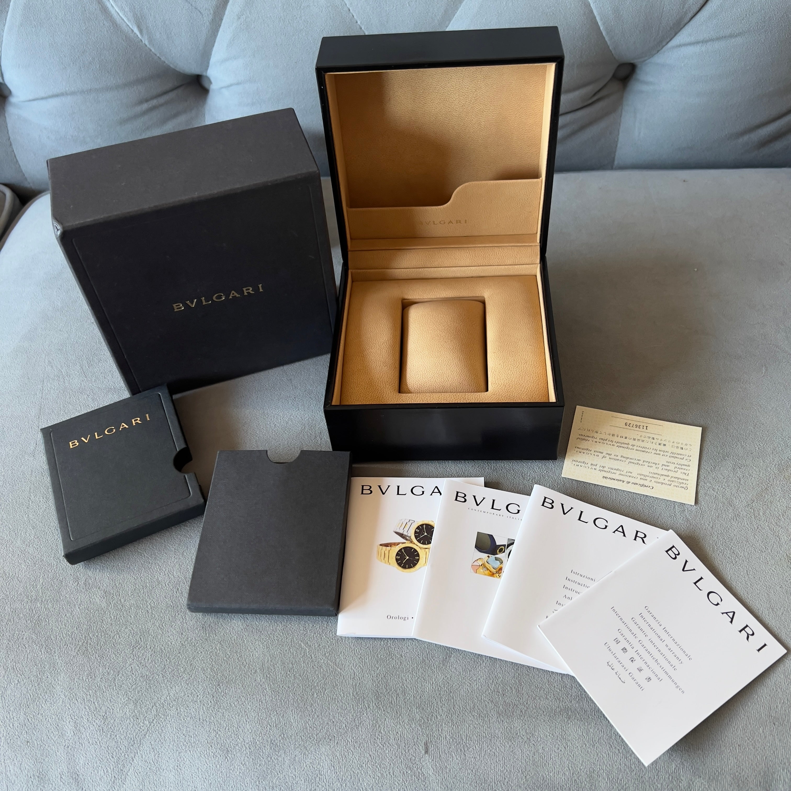 Bvlgari sale empty gift box