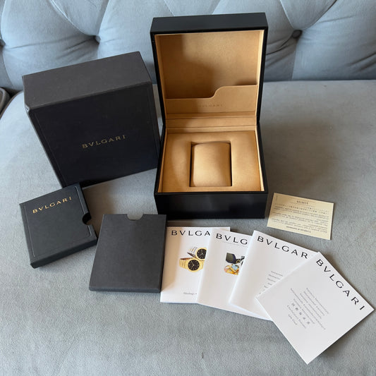 BULGARI Box + Outer Box + Booklets