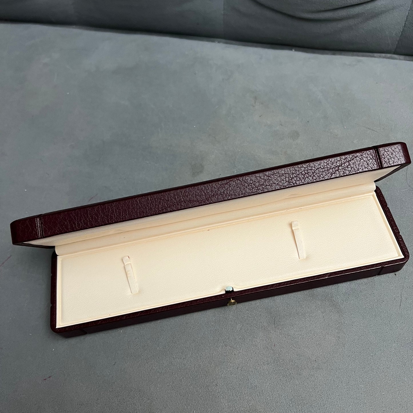 PATEK PHILIPPE Burgundy Box + Outer Box 10.30x3.10x1.75 inches