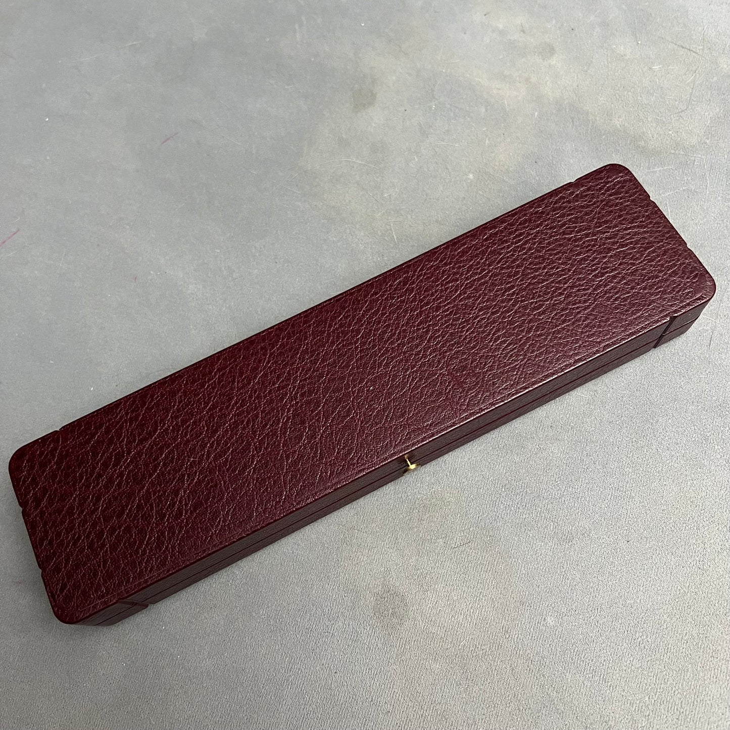 PATEK PHILIPPE Burgundy Box + Outer Box 10.30x3.10x1.75 inches