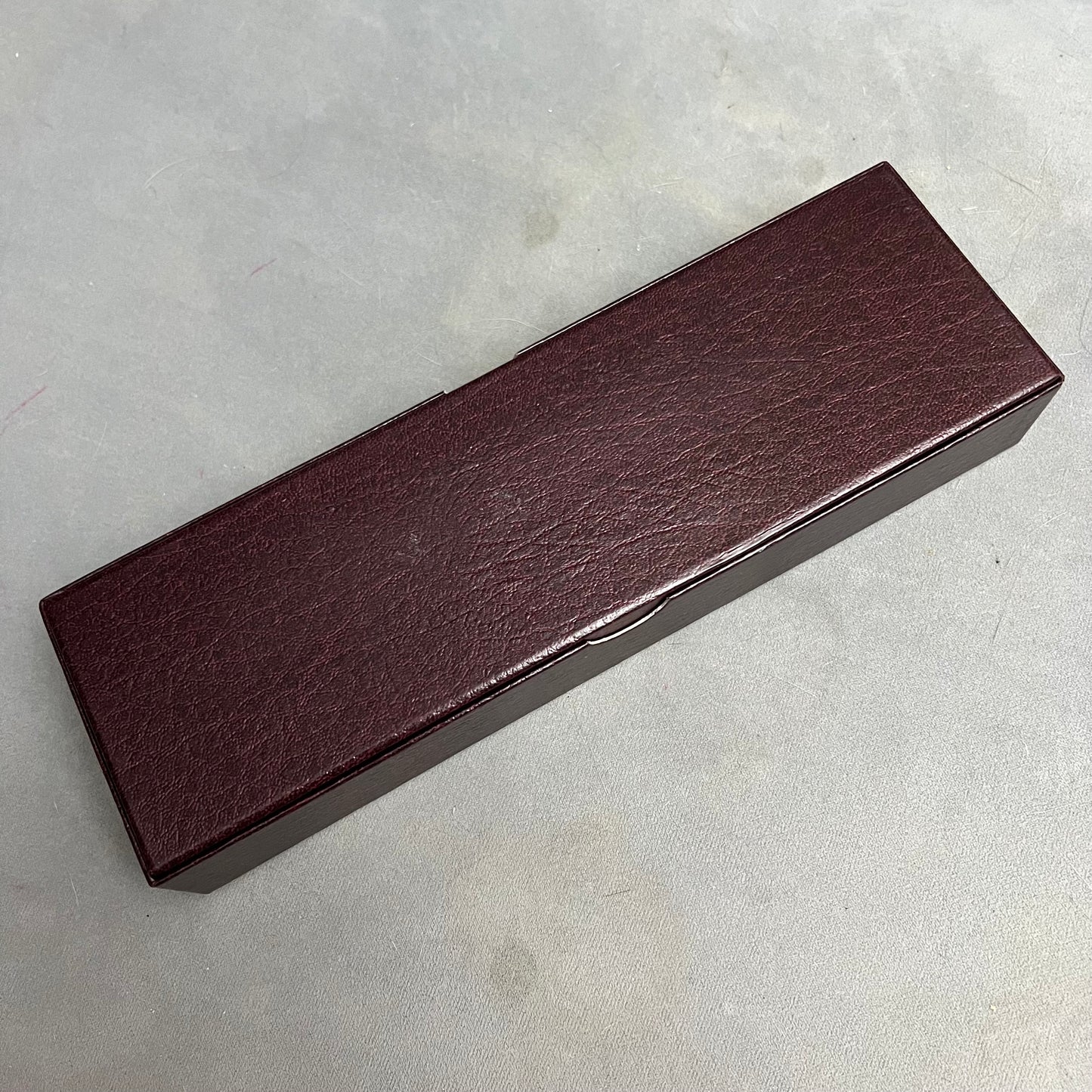 PATEK PHILIPPE Burgundy Box + Outer Box 10.30x3.10x1.75 inches