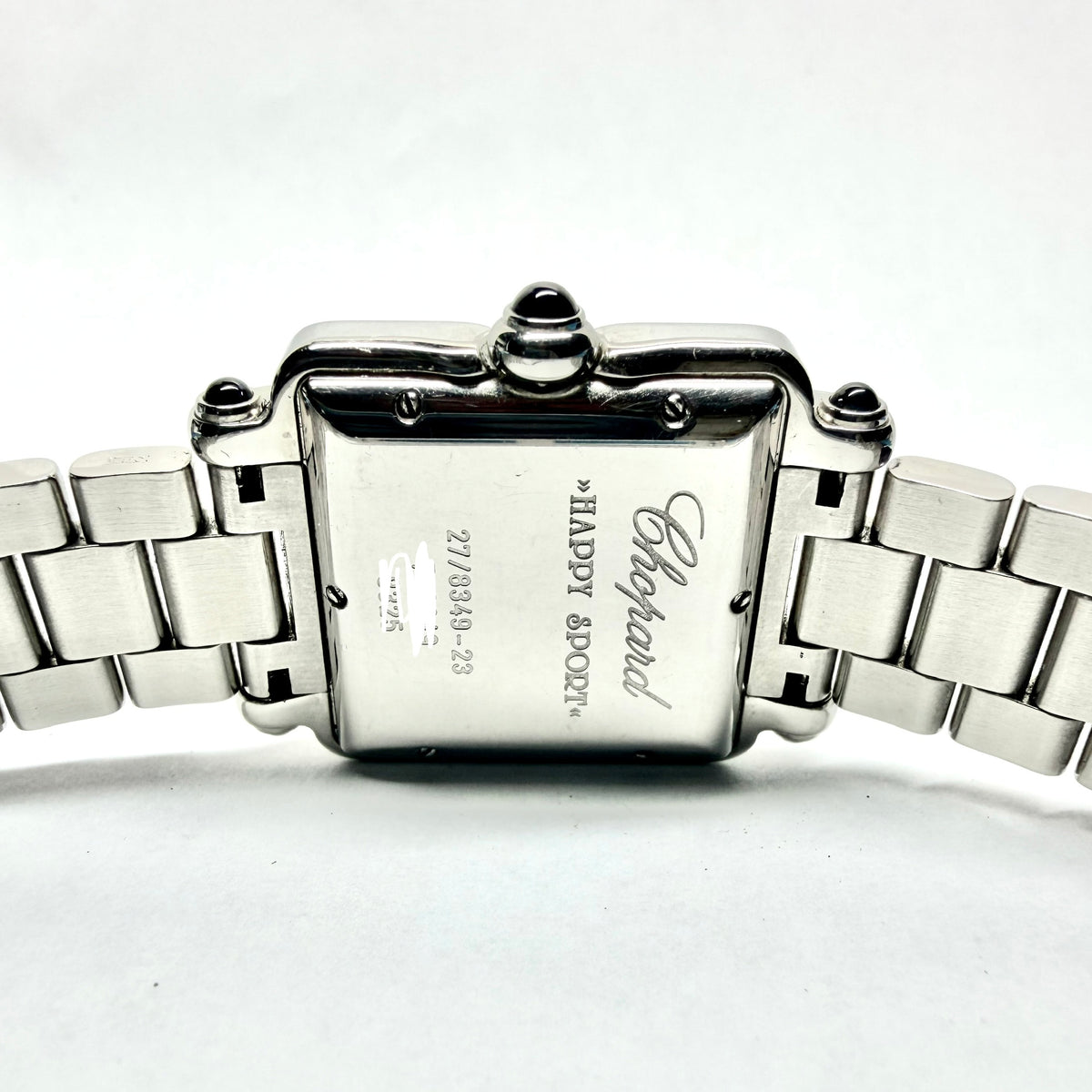 CHOPARD HAPPY SPORT Quartz 27mm Steel 7 Floating DIAMOND Watch White Dial