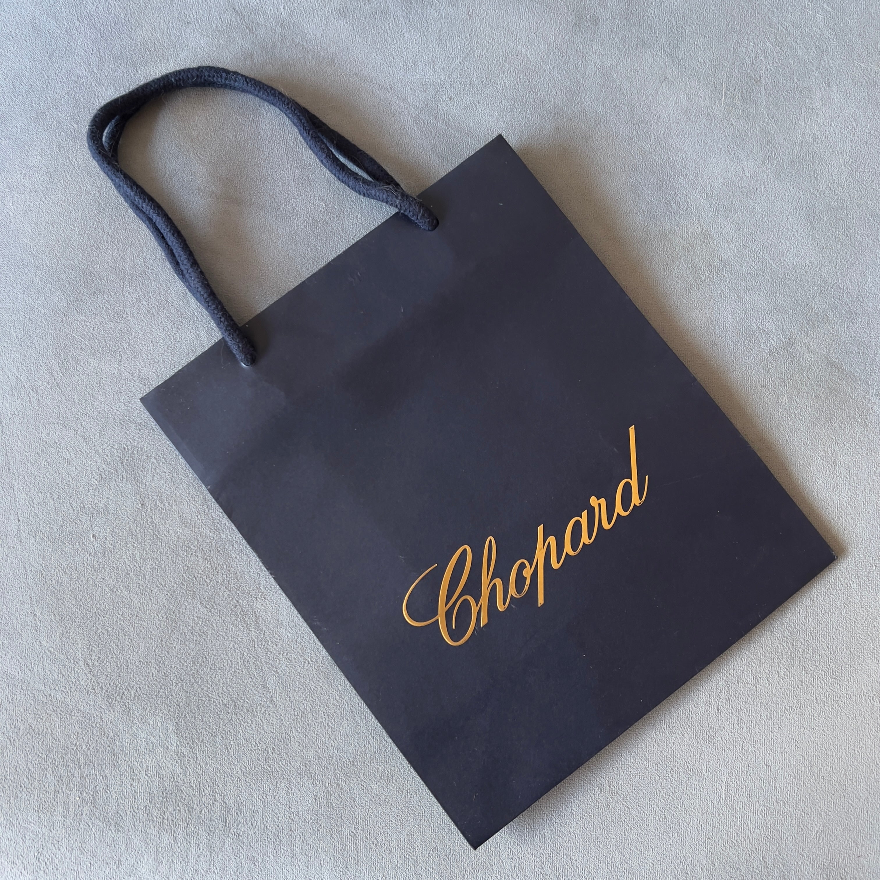 CHOPARD Blue Shopping Gift Bag NATILUXIA