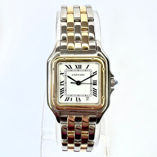 CARTIER PANTHERE Quartz 27mm 2 Row Gold Watch