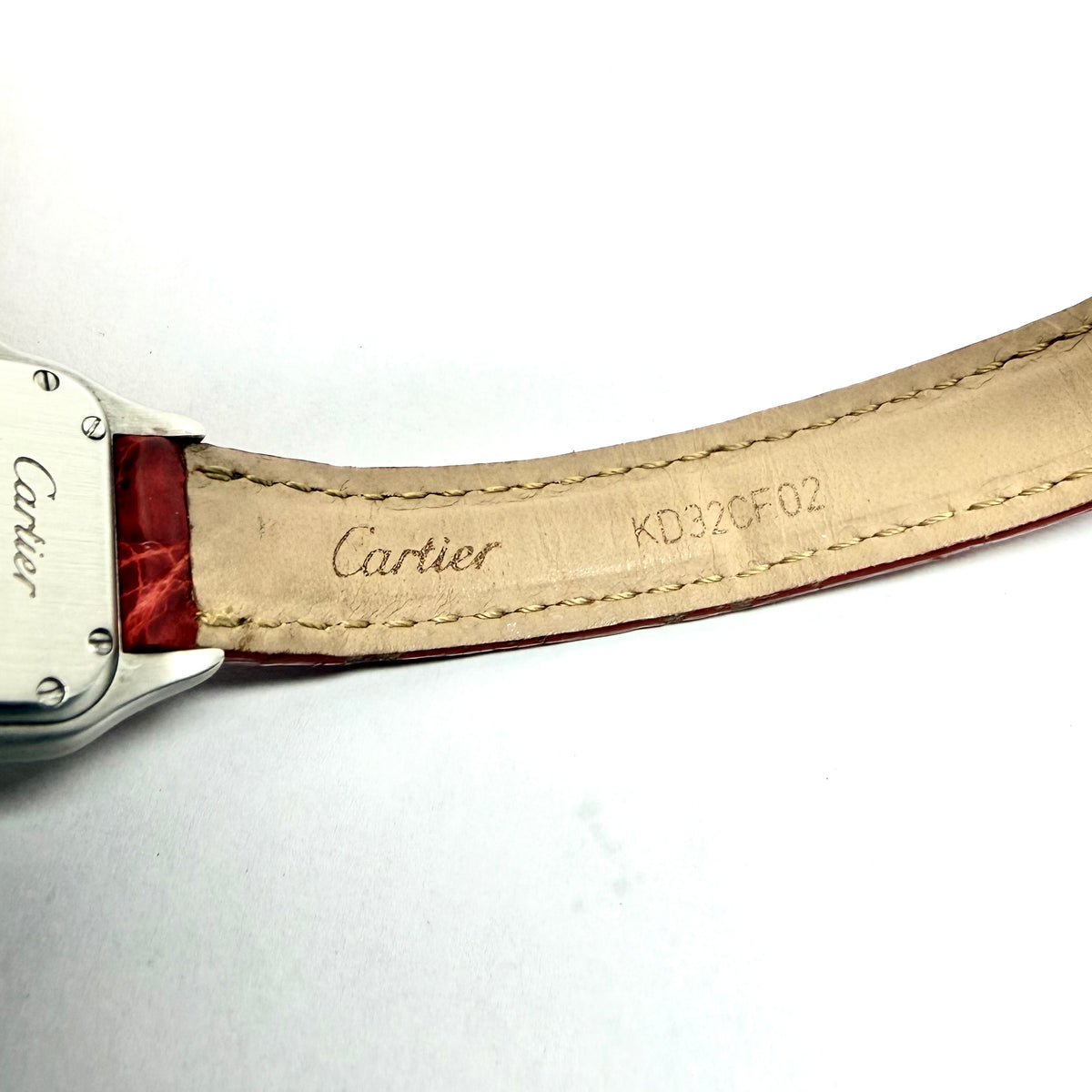 CARTIER PANTHERE 23mm Quartz 2 Tone Watch Cream Dial