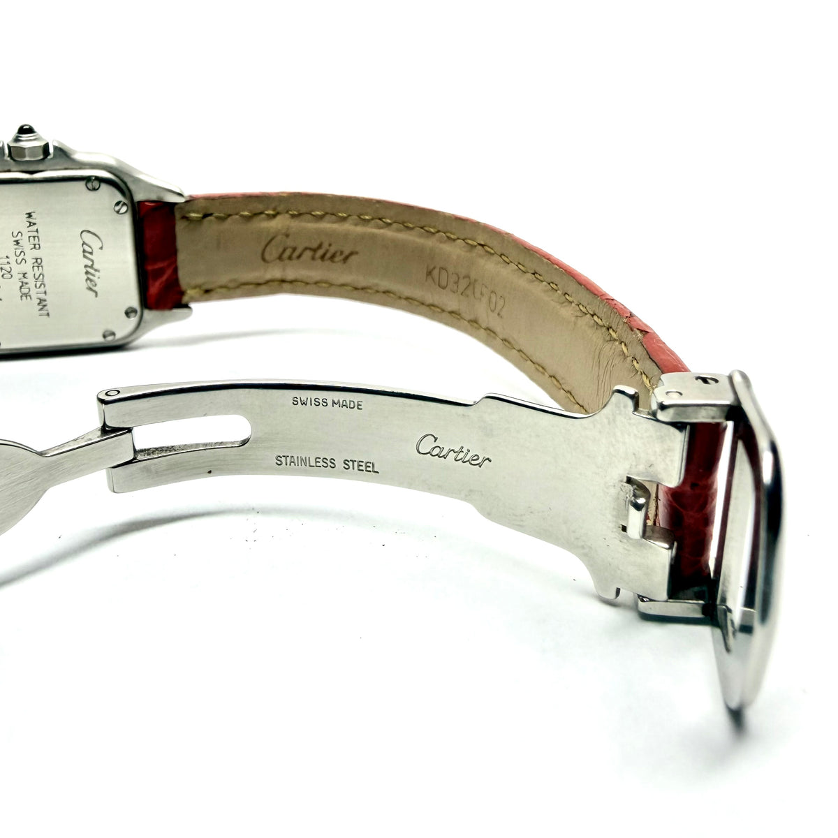 CARTIER PANTHERE 23mm Quartz 2 Tone Watch Cream Dial
