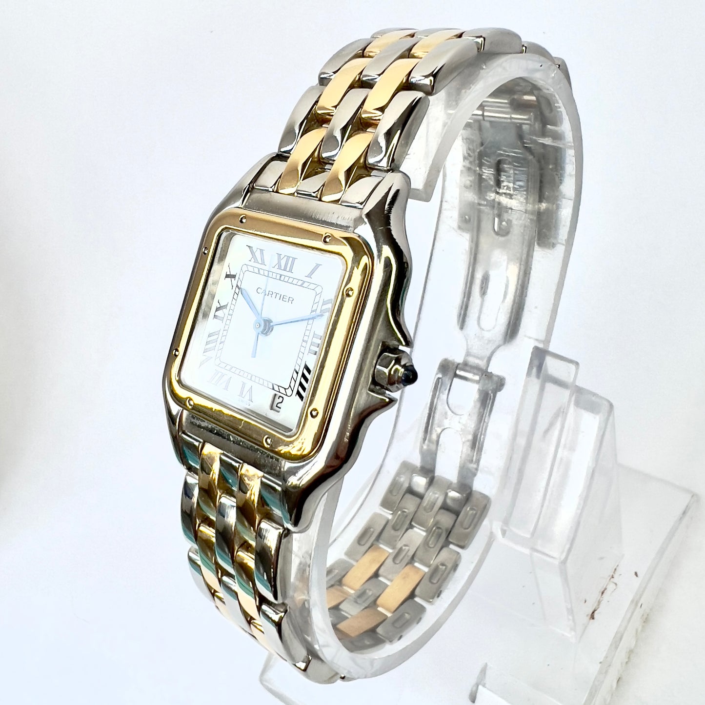 CARTIER PANTHERE Quartz 27mm 2 Row Gold Watch