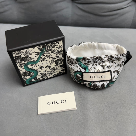 GUCCI Box 3.25x3.25x2.25 inches + Pouch + Booklet