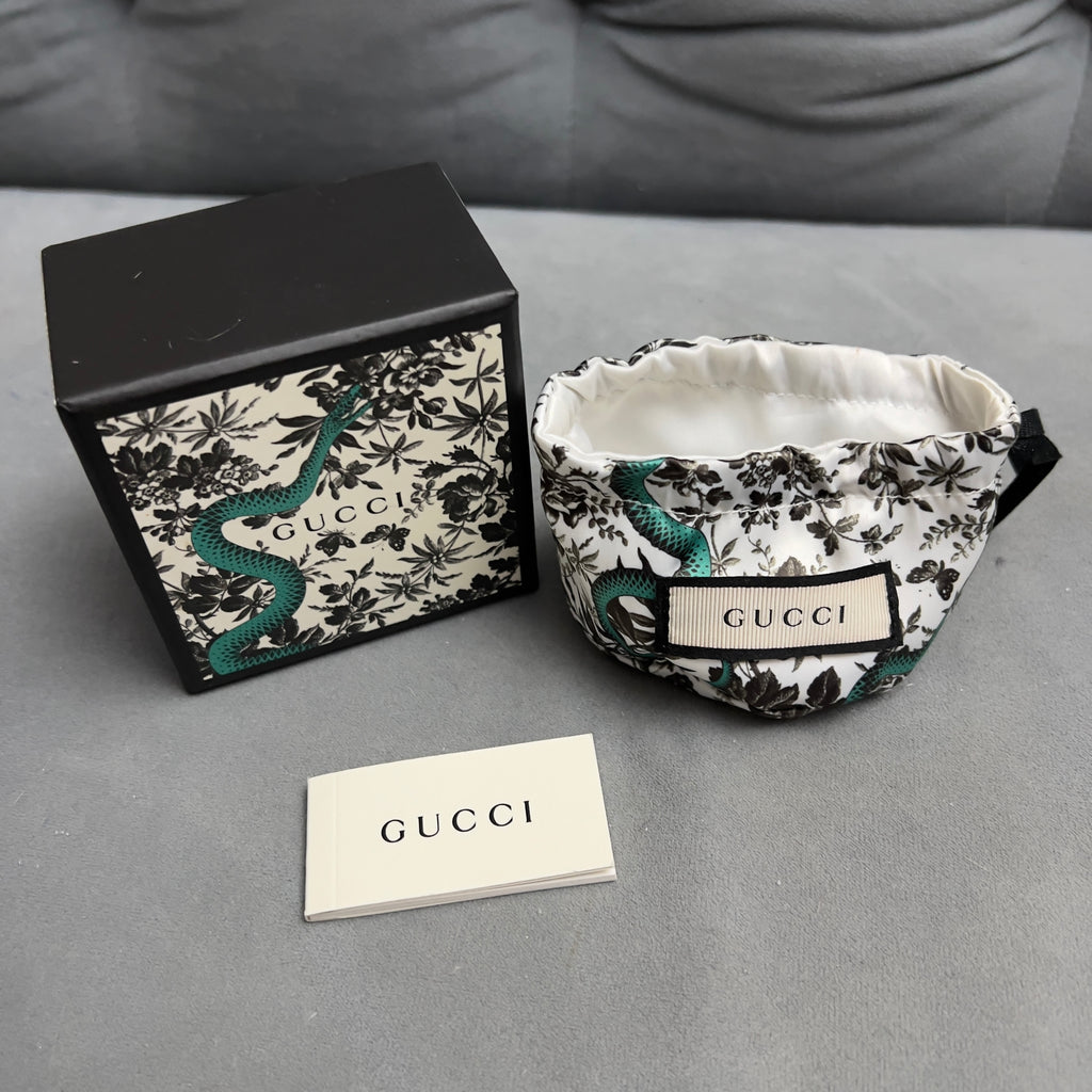 GUCCI Box 3.25x3.25x2.25 inches + Pouch + Booklet | NATILUXIA
