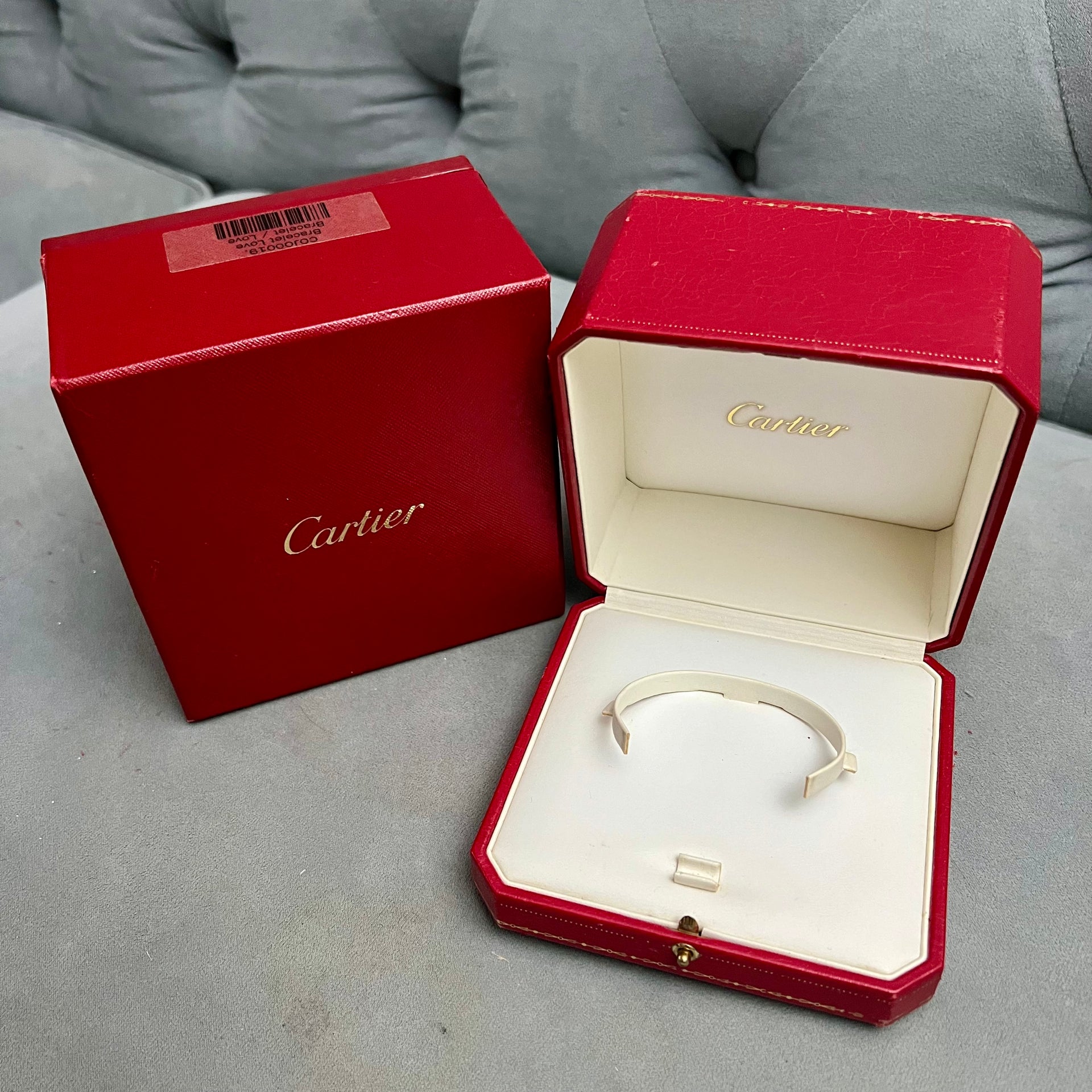 CARTIER Love Bracelet Box Outer Box inches NATILUXIA