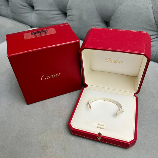 CARTIER Love Bracelet Box + Outer Box 5.25x5.25x3.5 inches