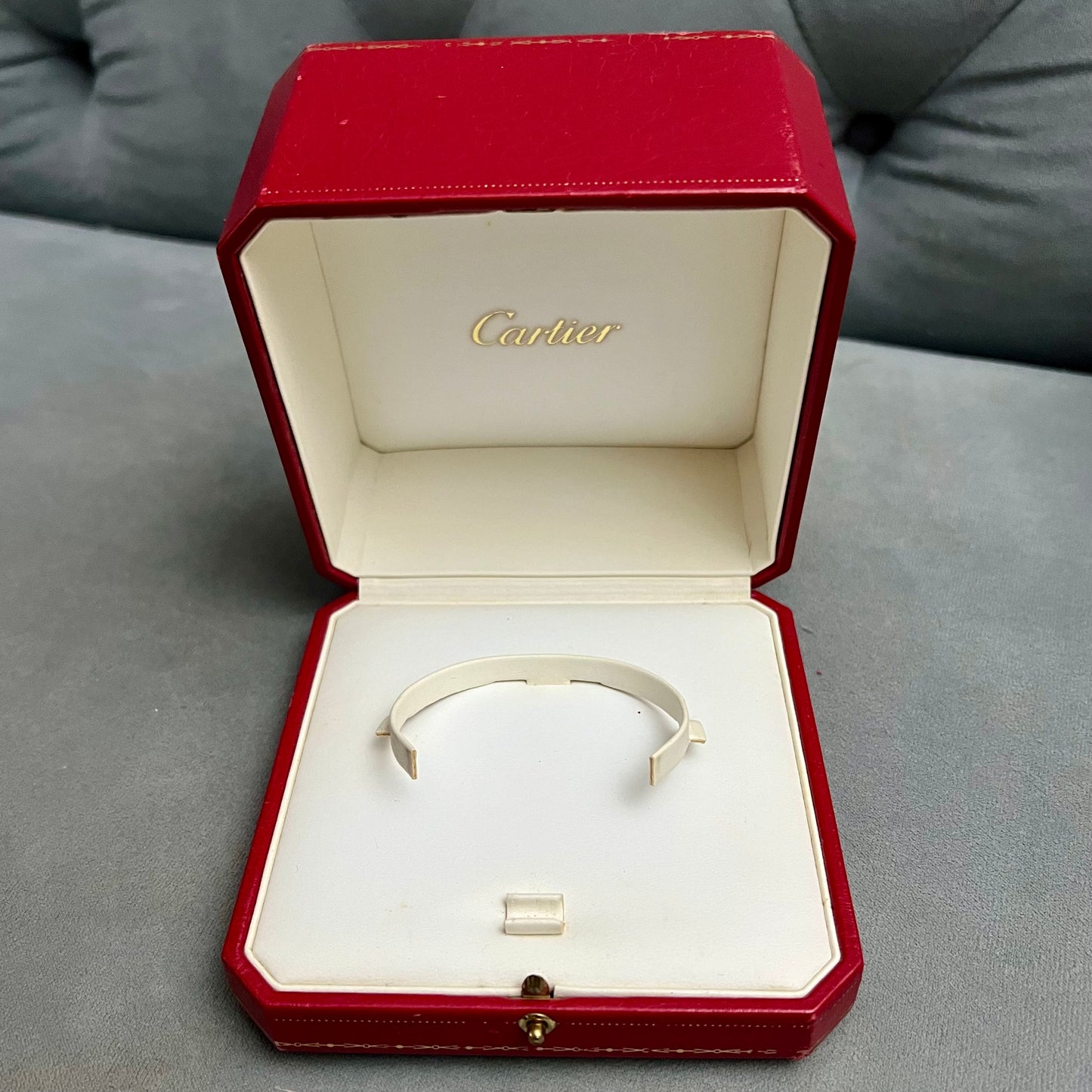 CARTIER Love Bracelet Box + Outer Box 5.25x5.25x3.5 inches