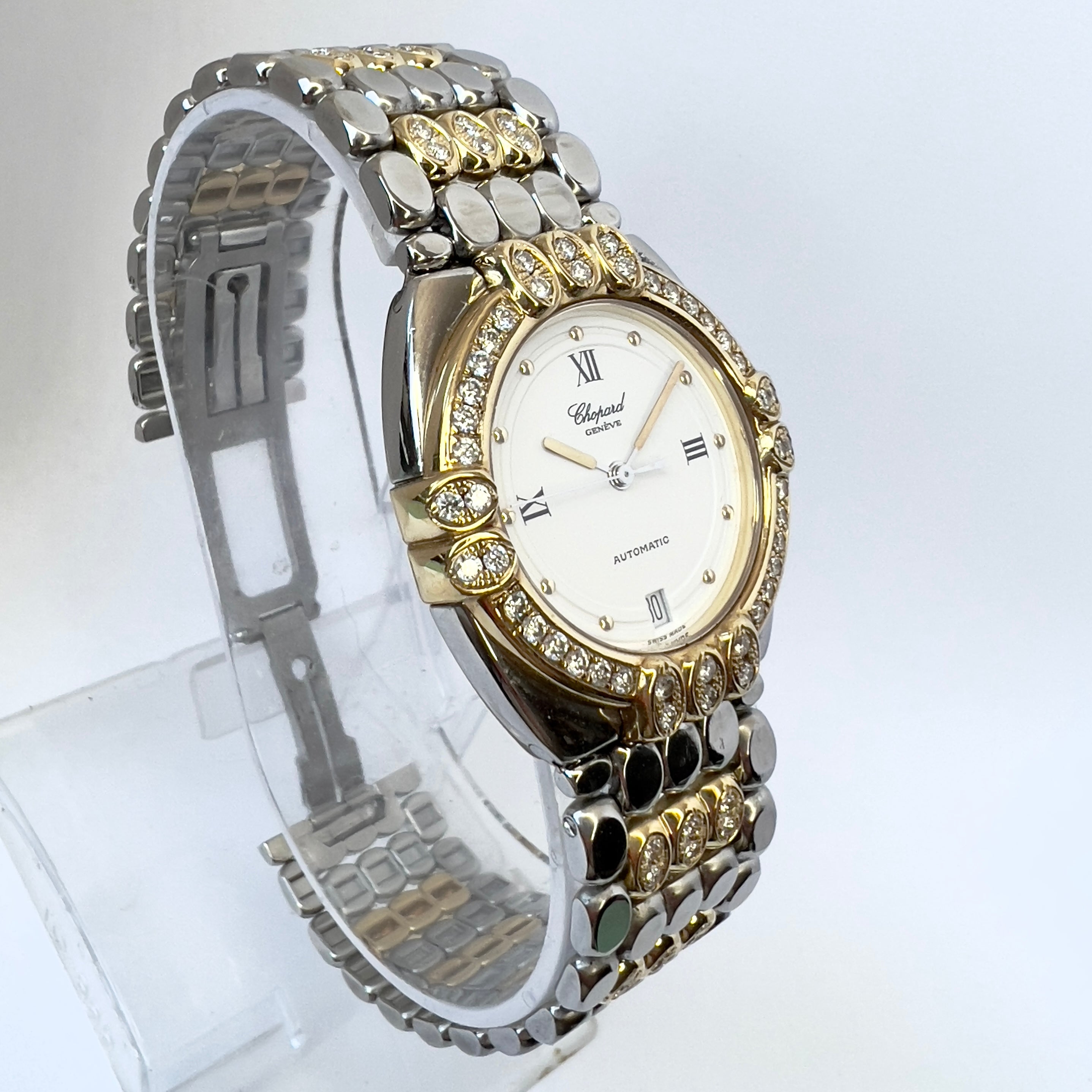 CHOPARD GSTAAD Automatic 32mm 2 Tone 1.92TCW Diamond Watch