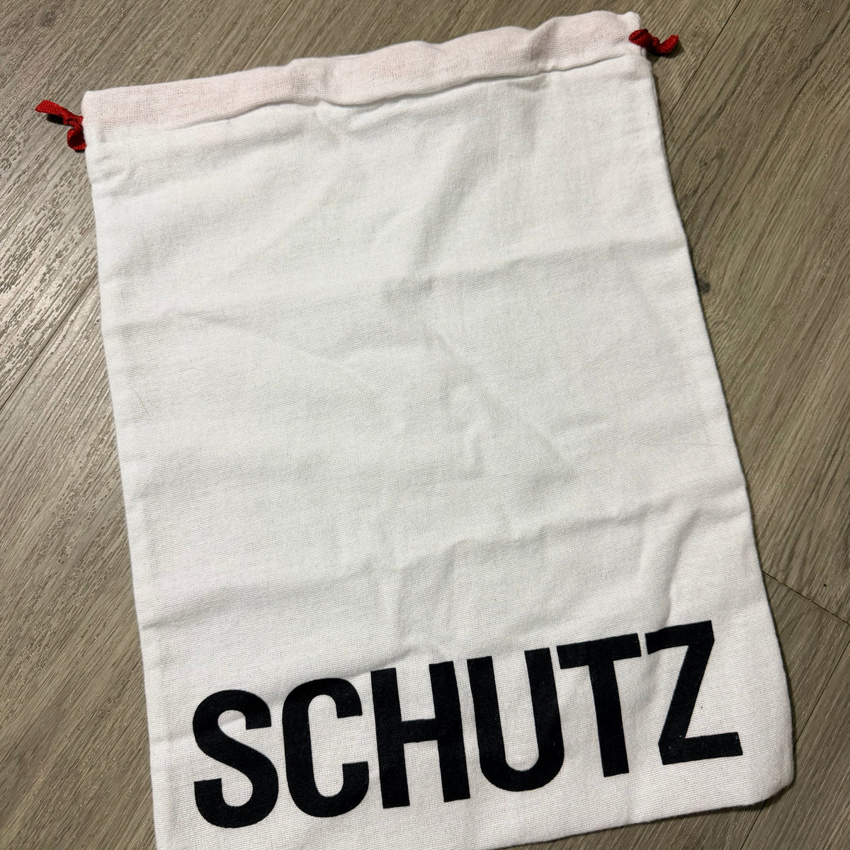 SCHUTZ White Shoe Box 11.75x7.70x4” + White Dust Bag 14.70x10.70” + Original Tissue