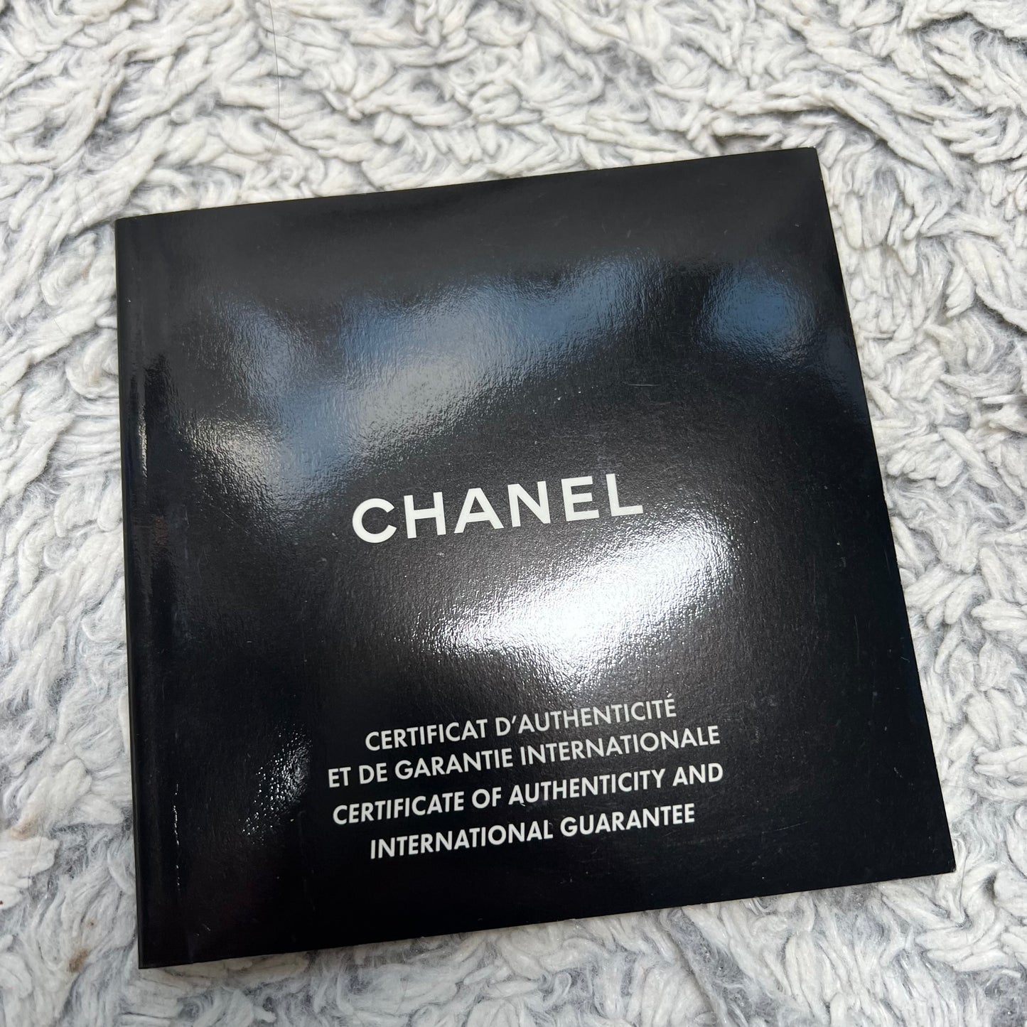 CHANEL J12 Box + Booklet + Outer Box 5.75x5.75x4 inches