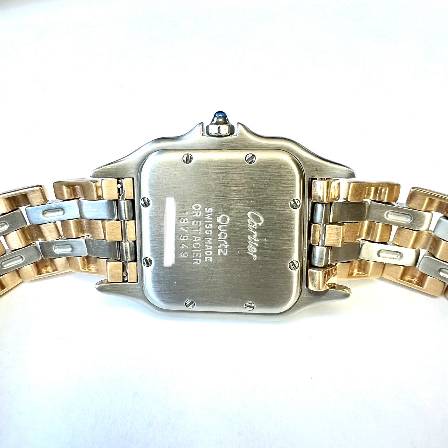 CARTIER PANTHERE Quartz 27mm 3 Row Gold 0.5TCW DIAMOND Watch