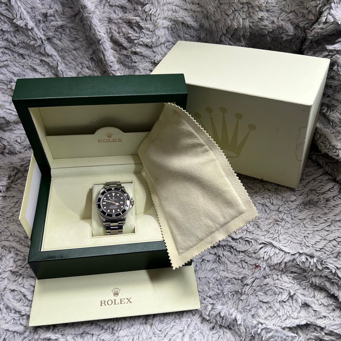 ROLEX SEA DWELLER Automatic 40mm Steel Oyster Bracelet Watch