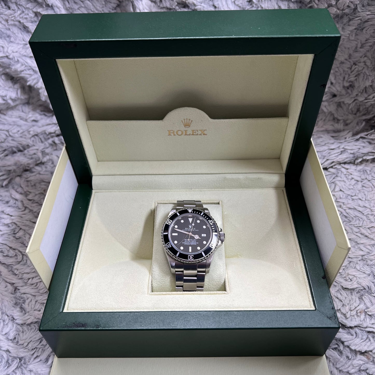 ROLEX SEA DWELLER Automatic 40mm Steel Oyster Bracelet Watch