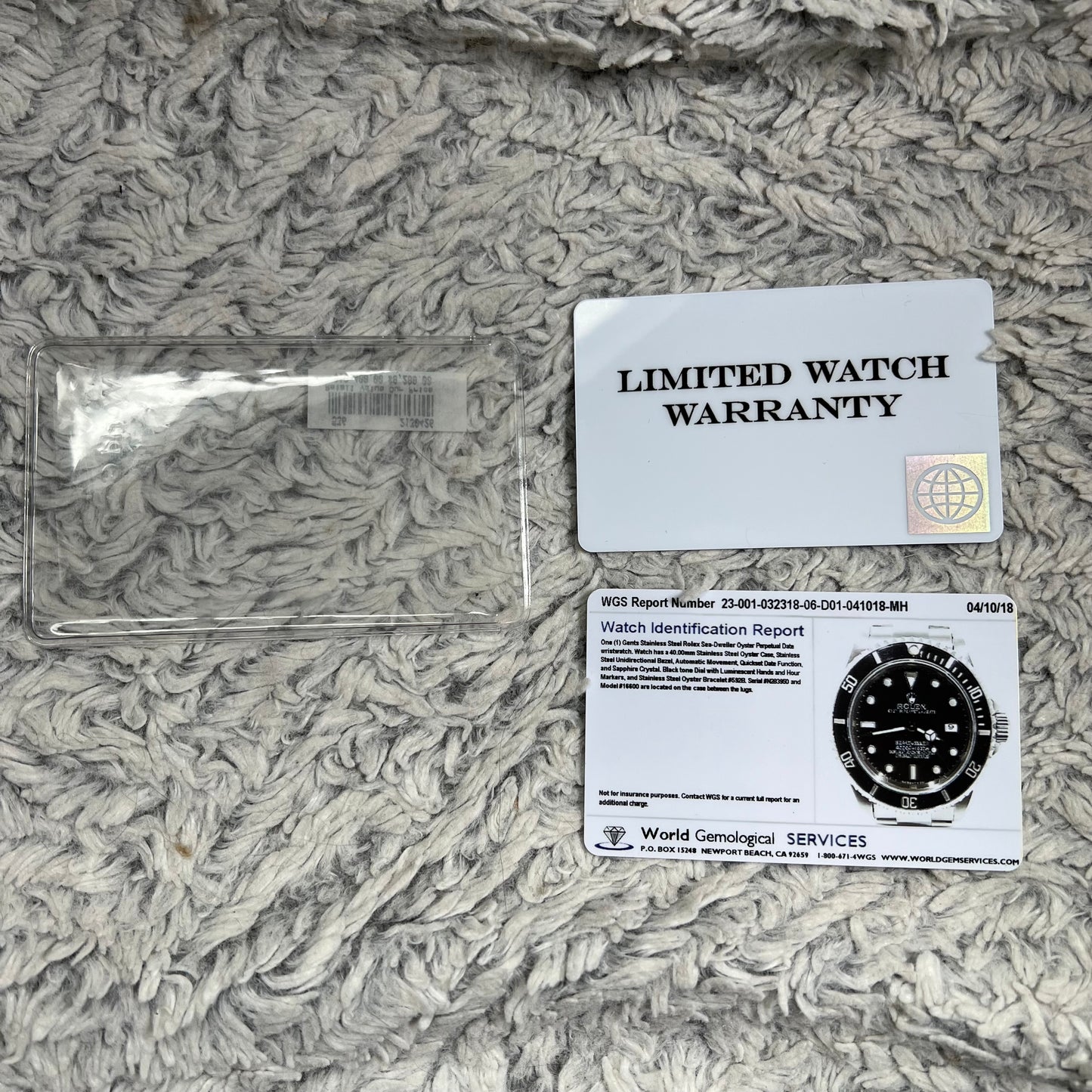 ROLEX SEA DWELLER Automatic 40mm Steel Oyster Bracelet Watch