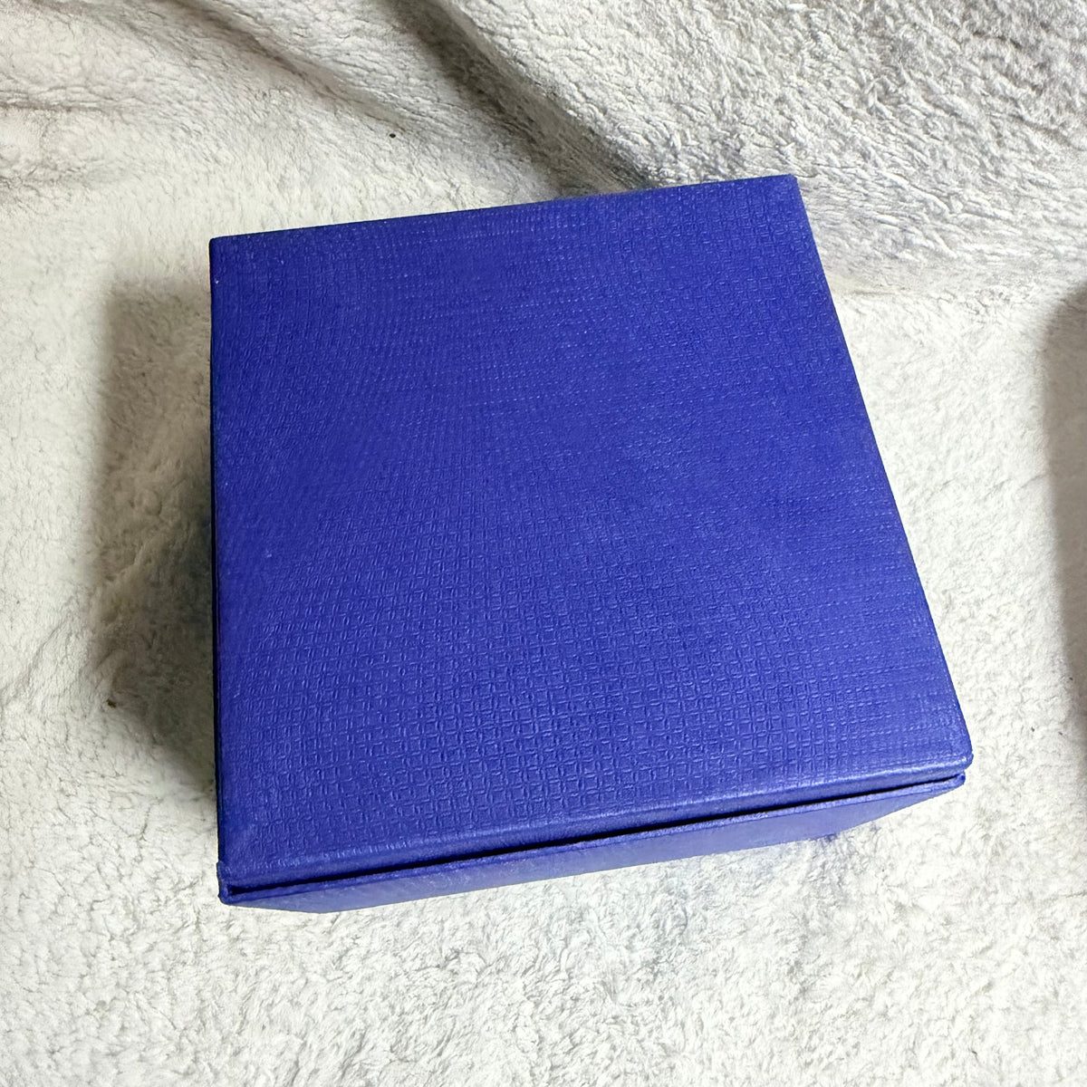 SWAROVSKI Blue Watch Box + Outer Box 5.25x5.20x4.10” + Booklet + String Tag