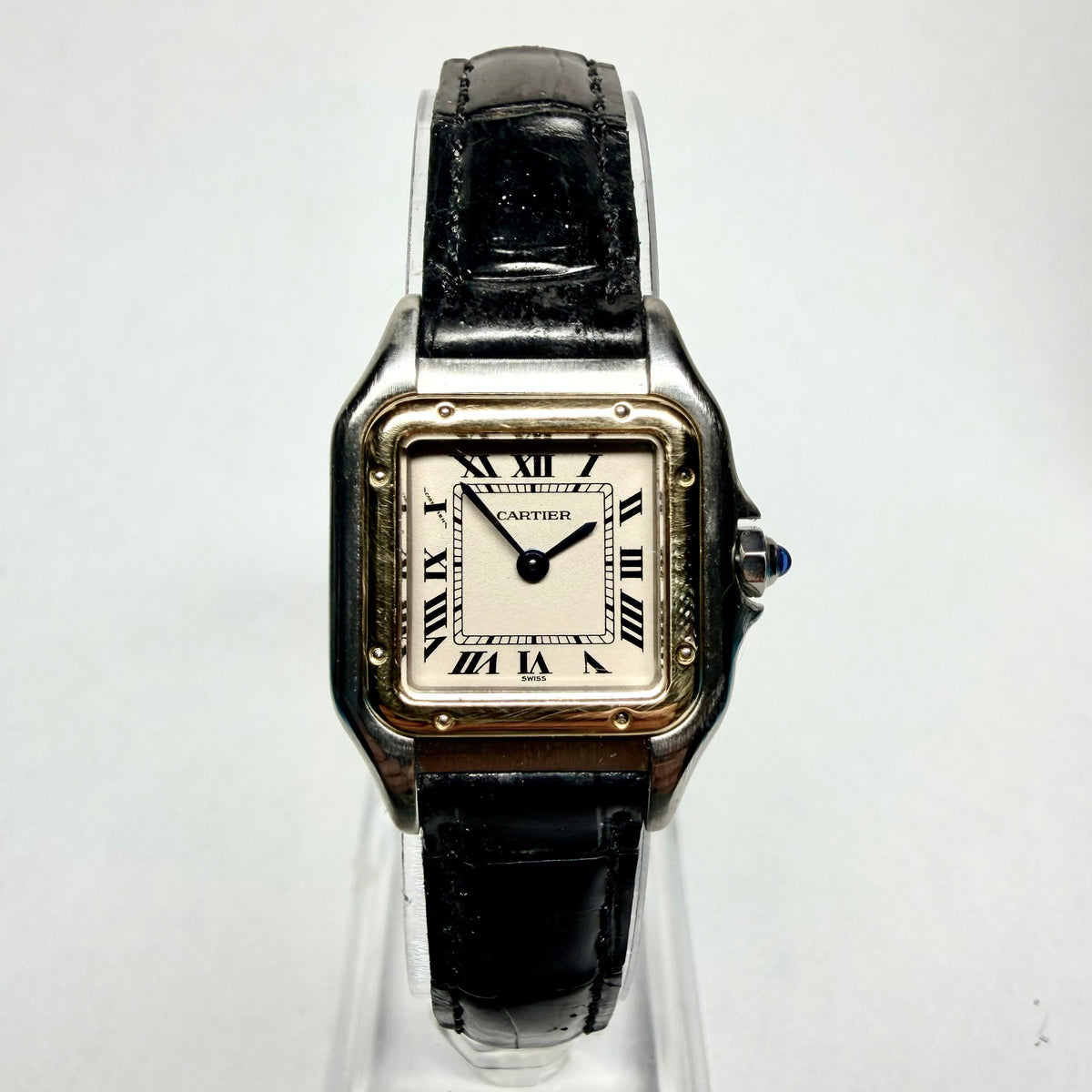 CARTIER PANTHERE 23mm Quartz 2 Tone Watch Cream Dial