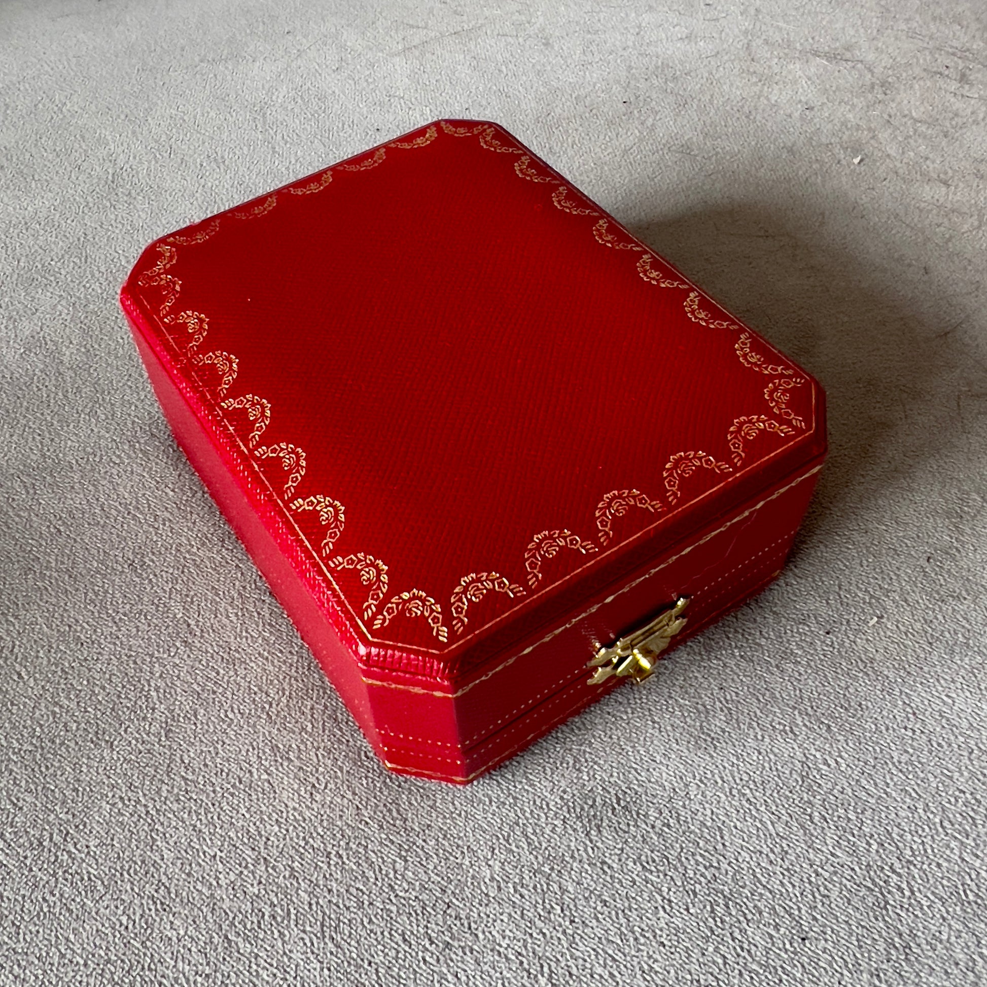 CARTIER Double Alliance Ring Box + Outer Box 4.5x3.60x2 inches