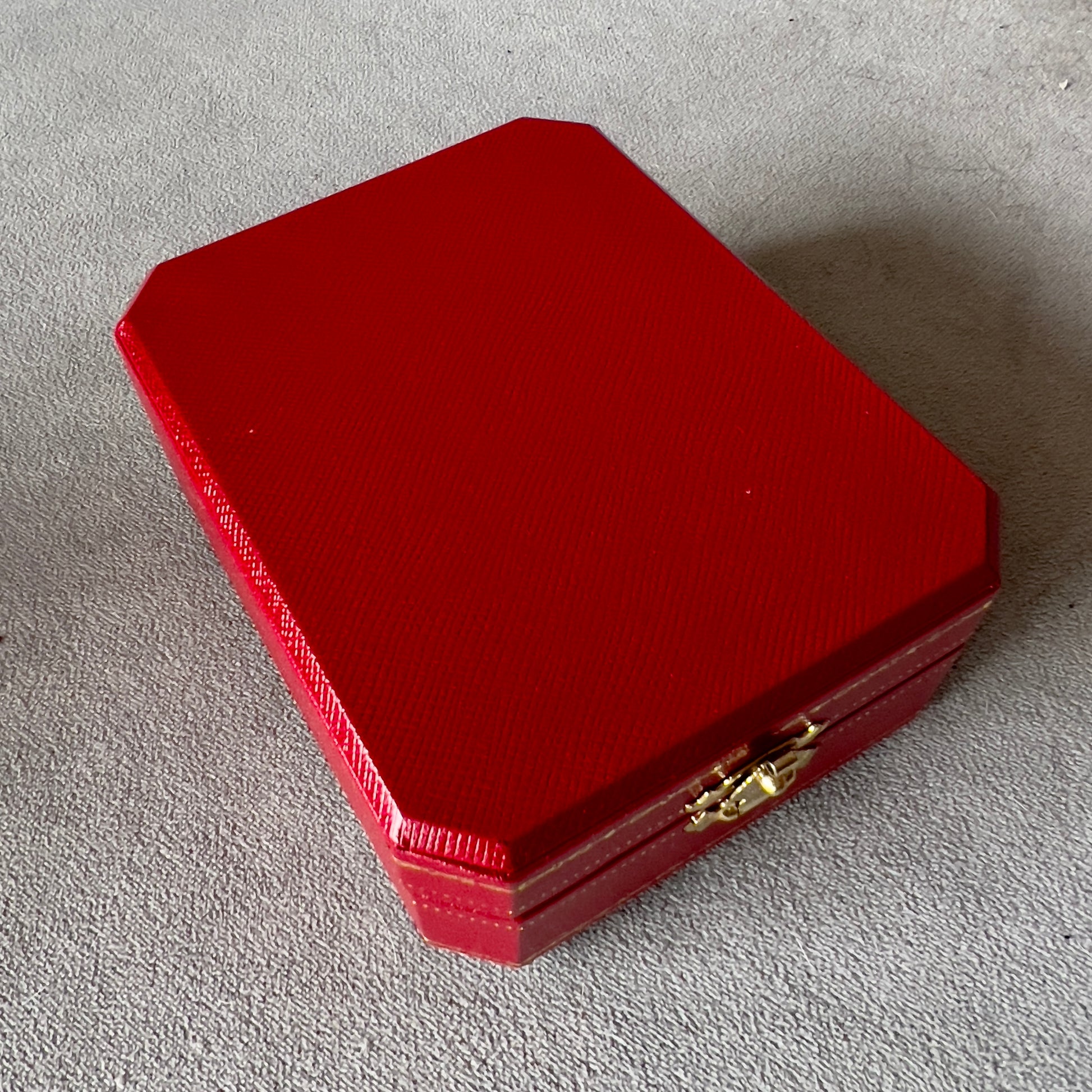 CARTIER Double Alliance Ring Box + Outer Box 4.5x3.60x2 inches