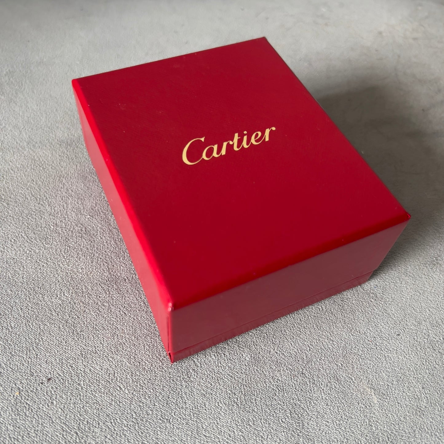 CARTIER Pendant Box + Outer Box 3.60x3.10x2 inches