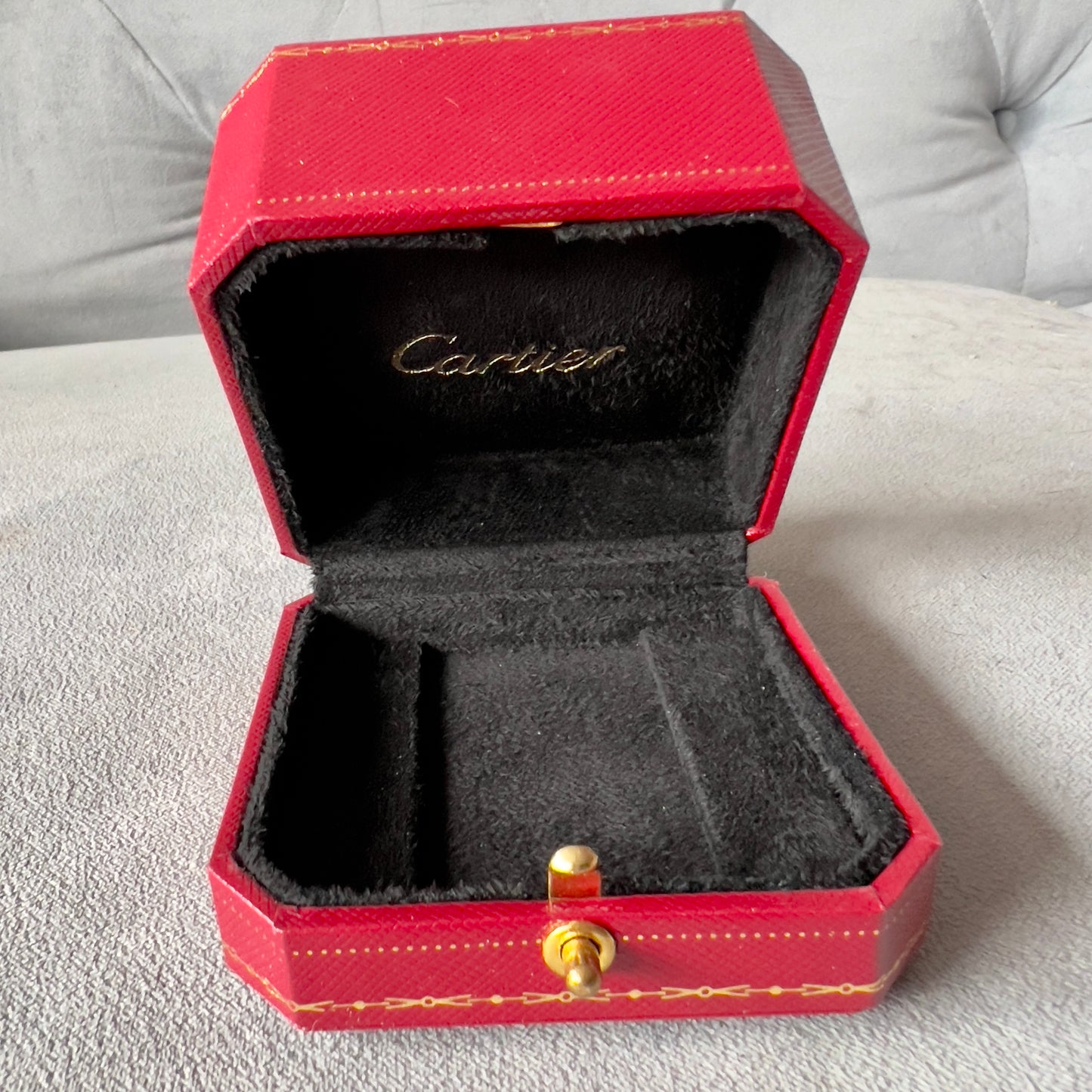 CARTIER Jewelry Box 2.85x2.85x2 inches
