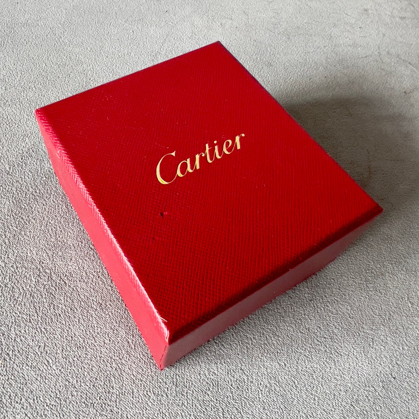 CARTIER Pendant Box 3.10x2.75x1.25 inches + Outer Box