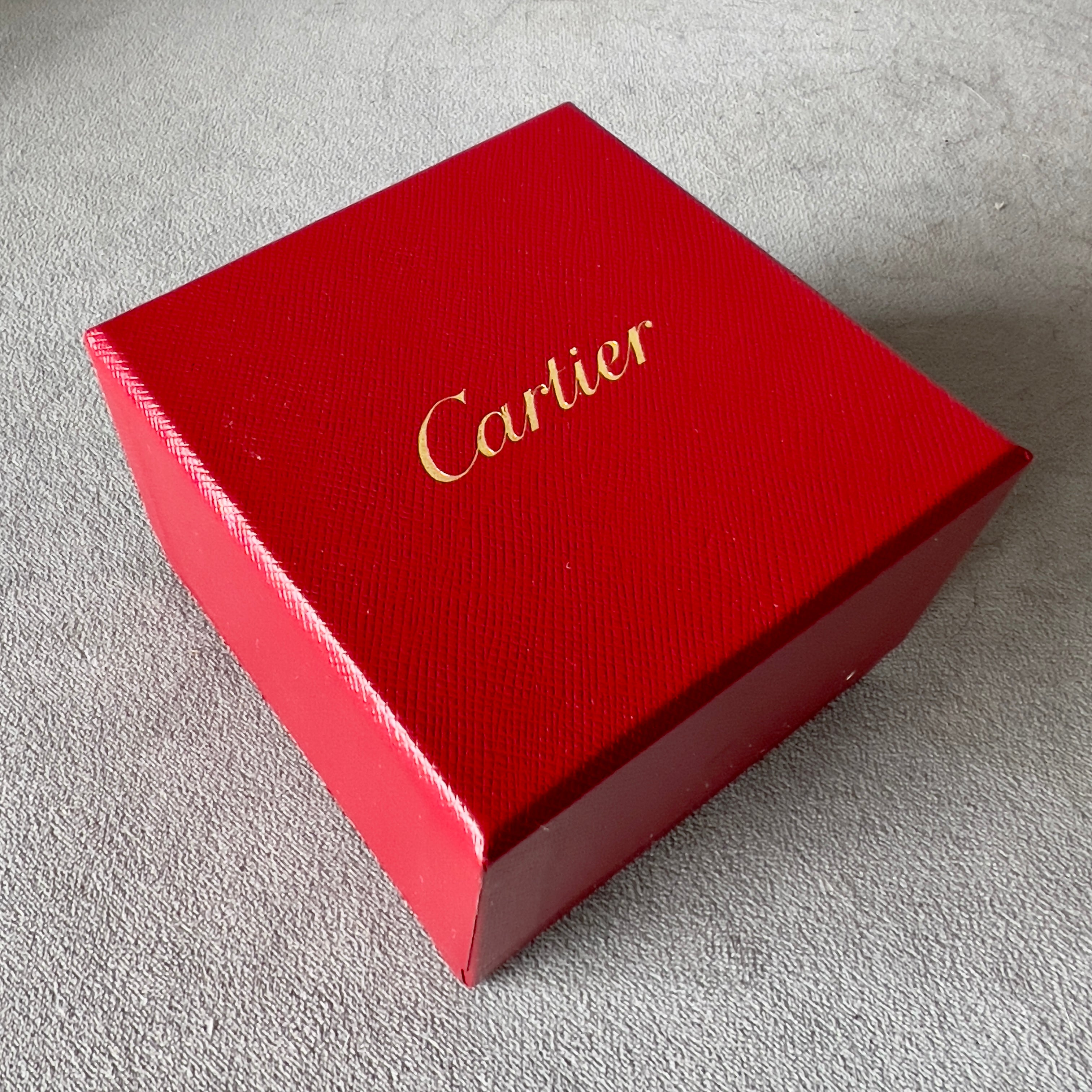 CARTIER Ring Box Outer Box 3.5x3.30x2.40 inches NATILUXIA