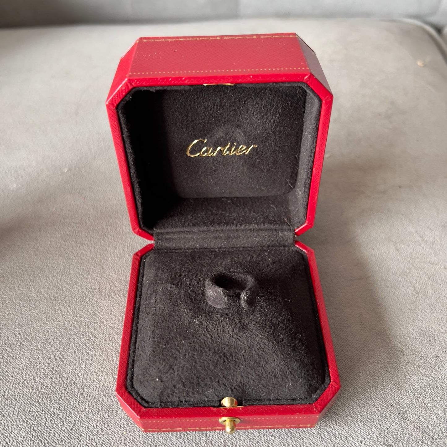 CARTIER Ring Box + Outer Box 3.5x3.30x2.40 inches