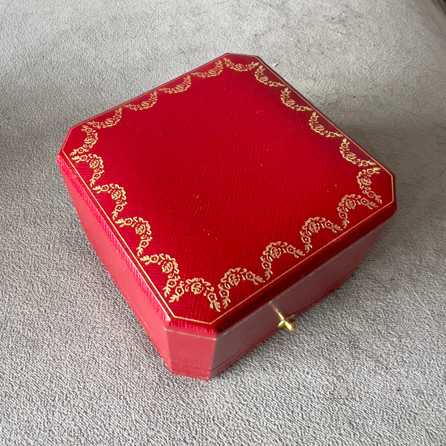 CARTIER Ring Box + Outer Box 3.5x3.30x2.40 inches