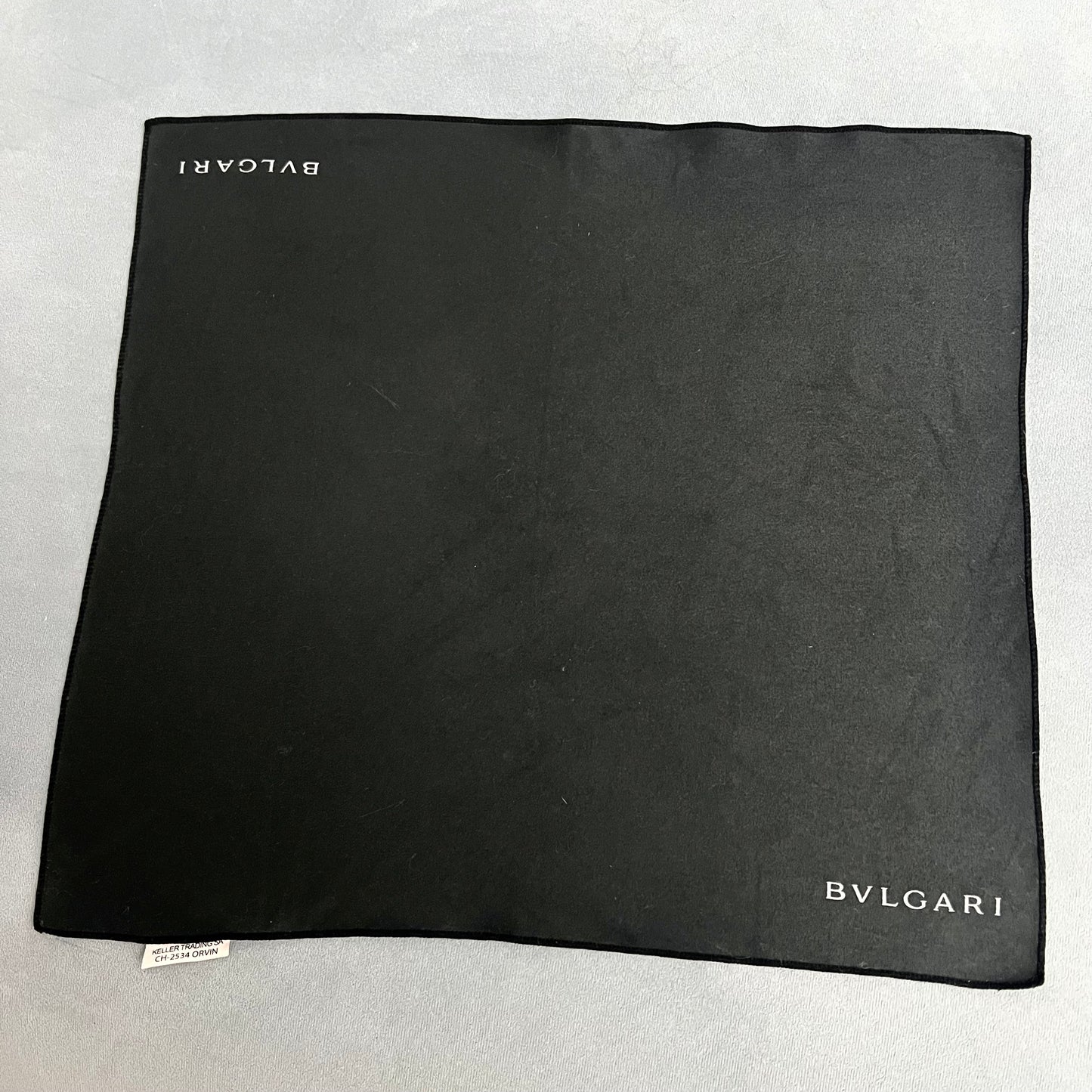 BULGARI Black Jewerly/Sunglasses Cleaning Cloth 13.75x14.25 inches