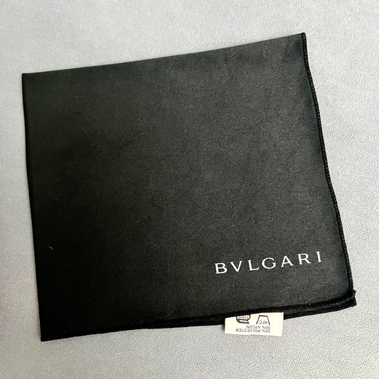 BULGARI Black Jewerly/Sunglasses Cleaning Cloth 13.75x14.25 inches