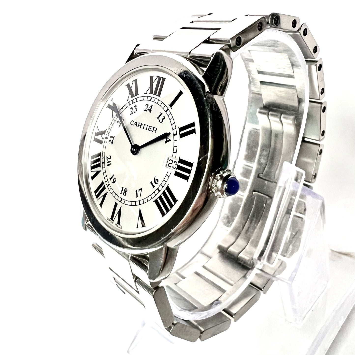 CARTIER RONDE SOLO Date 36mm Quartz Steel Watch