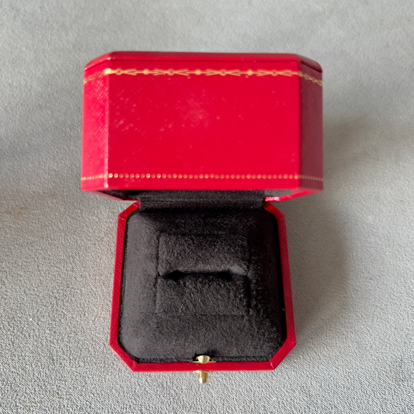 CARTIER Ring Box + Outer Box 3.10x3x2.30 inches