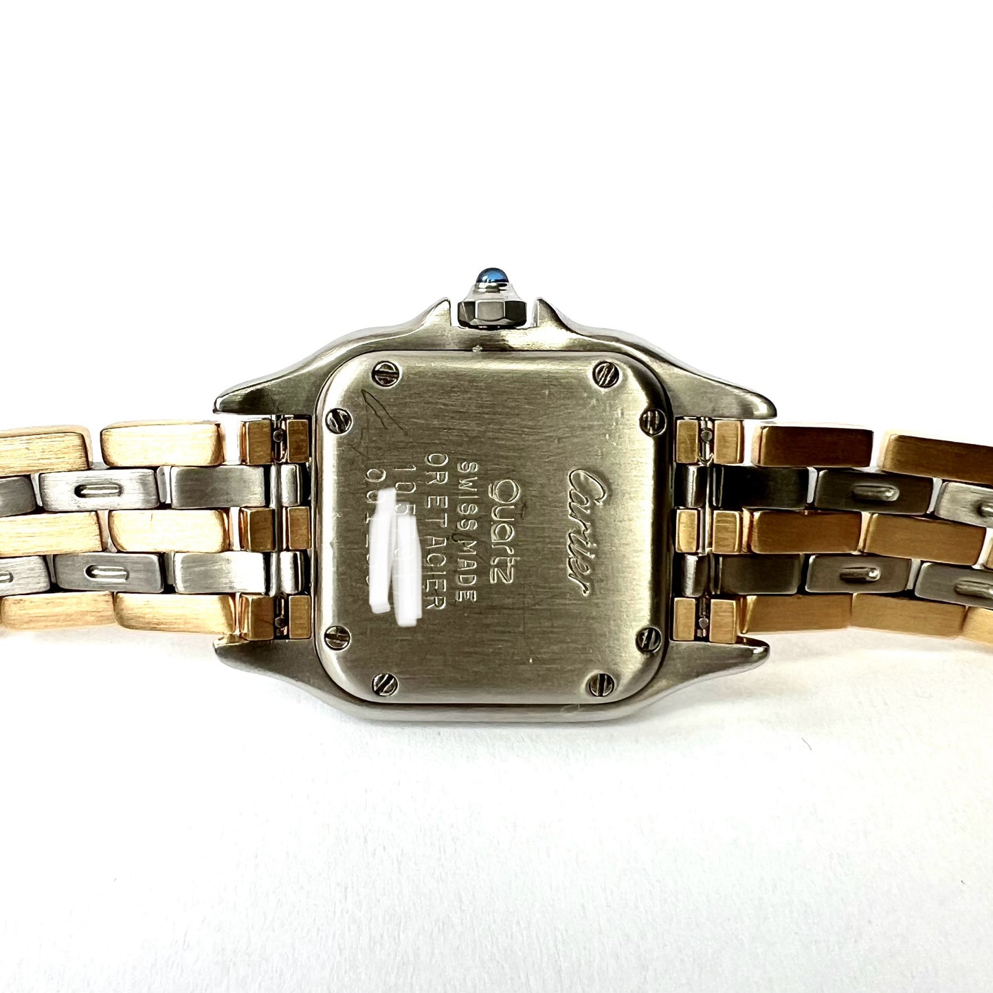 CARTIER PANTHERE 23mm Quartz 3 Row Gold Watch