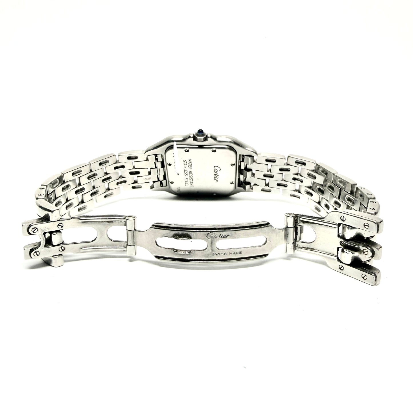 CARTIER PANTHERE Quartz 27mm Steel Watch White Dial