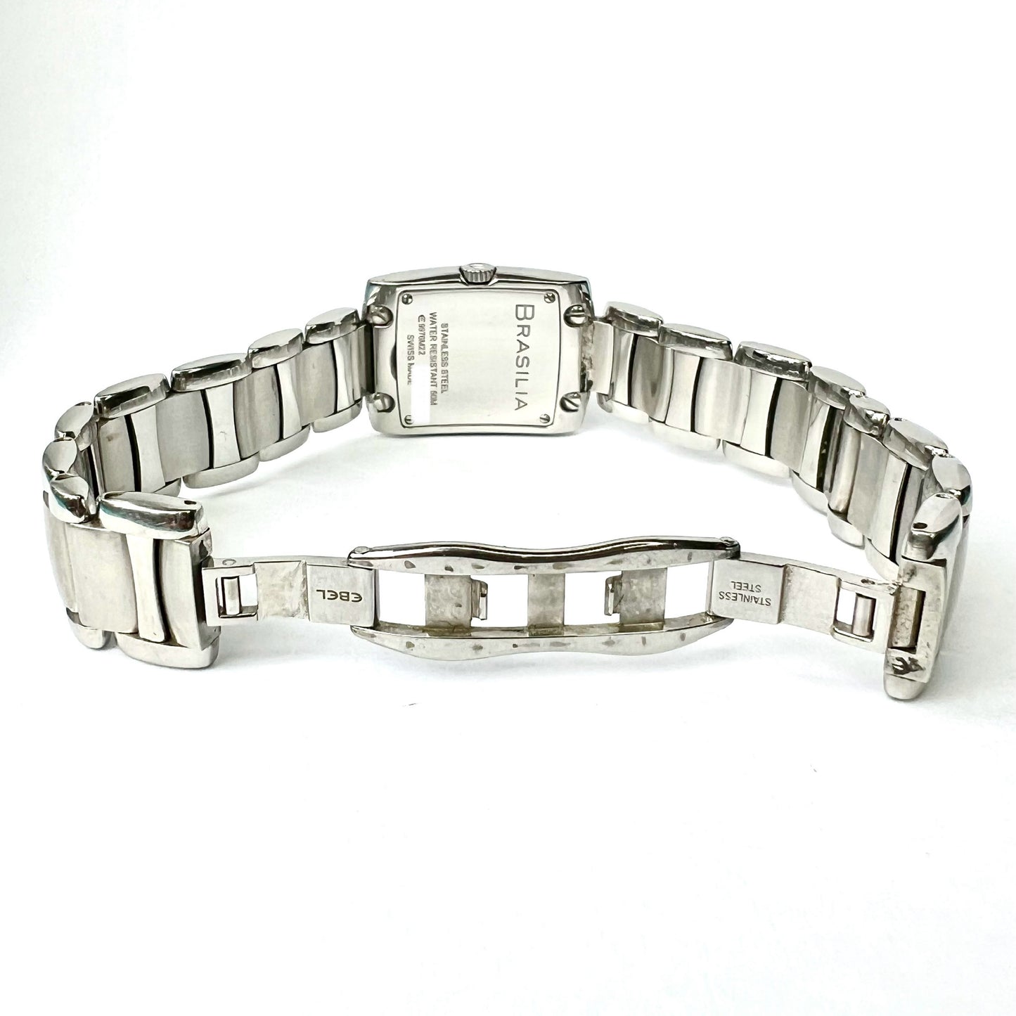 EBEL BRASILIA Quartz 23mm Steel Diamond Watch