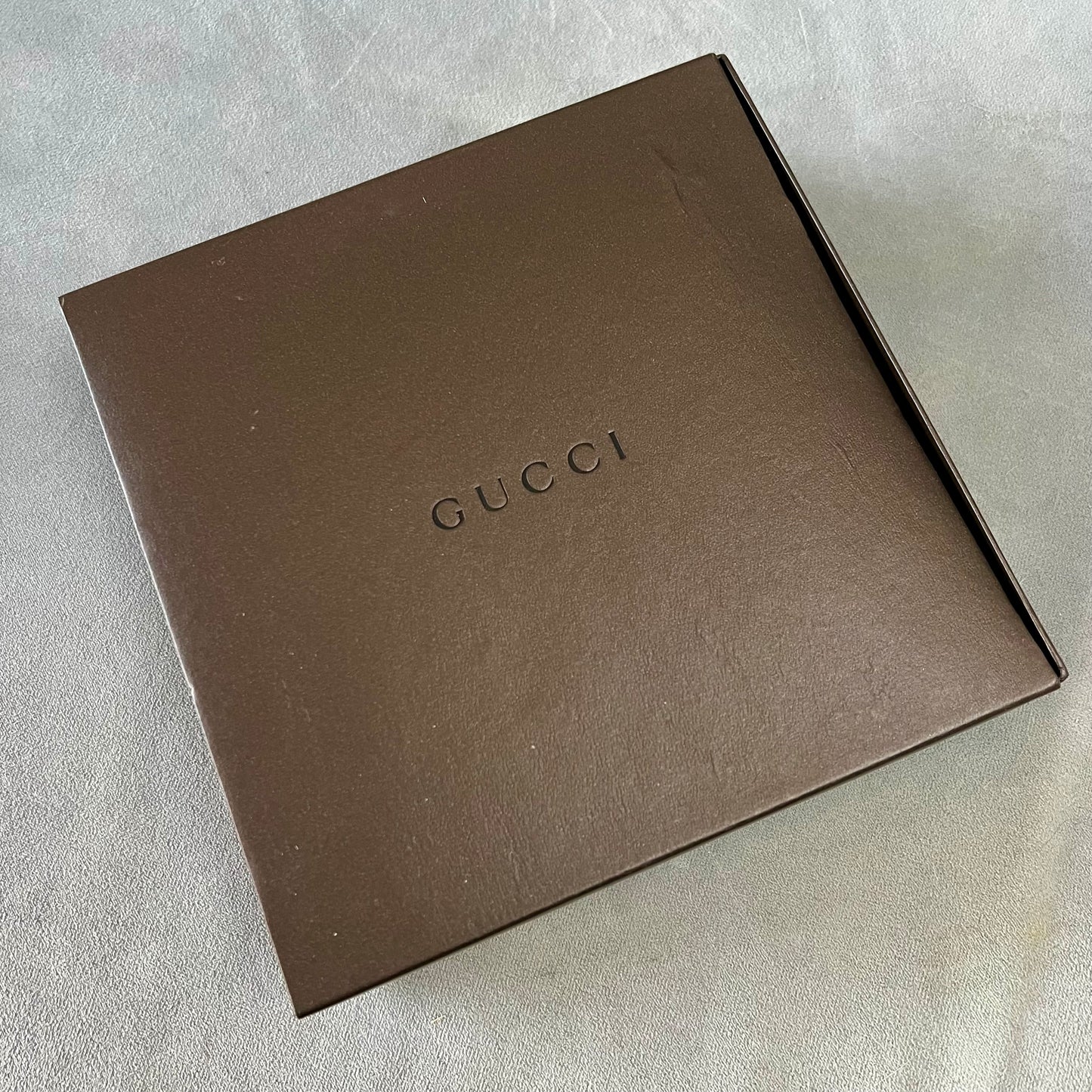 GUCCI Brown Necklace Box + Outer Box