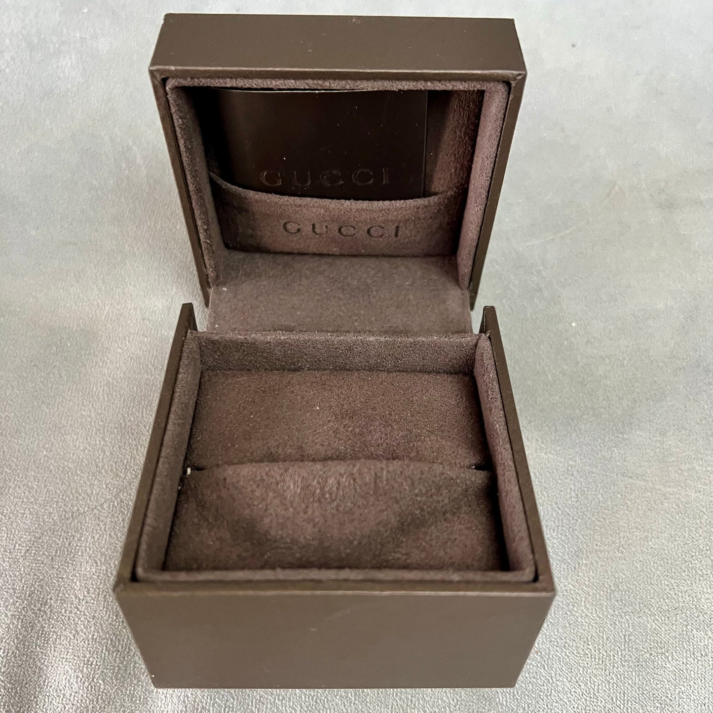 GUCCI Brown Ring Box + Outer Box
