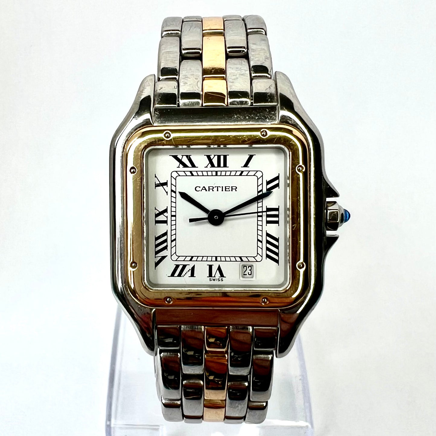 CARTIER PANTHERE Quartz 27mm 1 Row Gold Watch