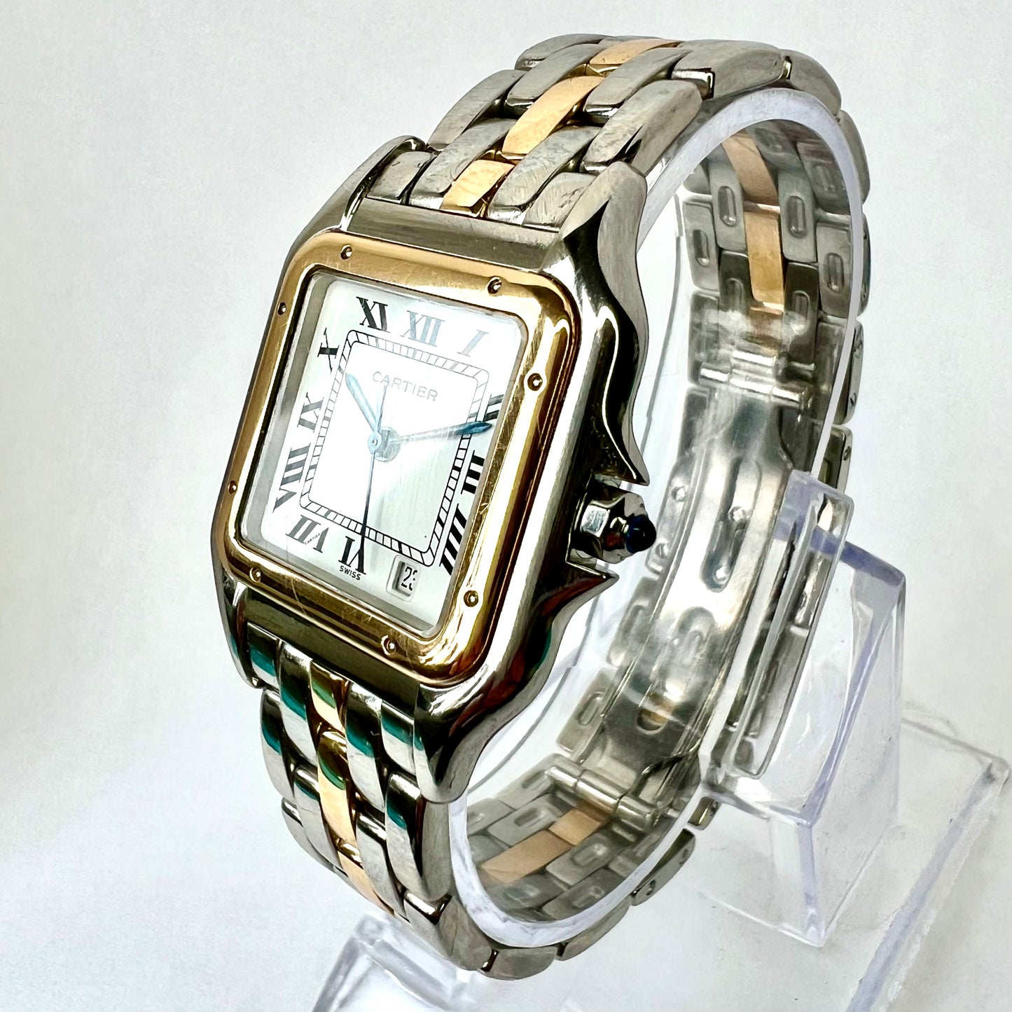 CARTIER PANTHERE Quartz 27mm 1 Row Gold Watch