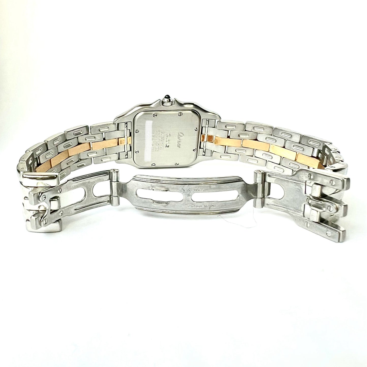 CARTIER PANTHERE Quartz 27mm 1 Row Gold Watch