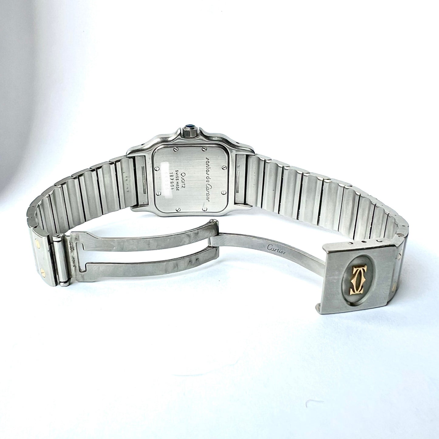 CARTIER SANTOS GALBEE Quartz 29mm 2 Tone Watch 