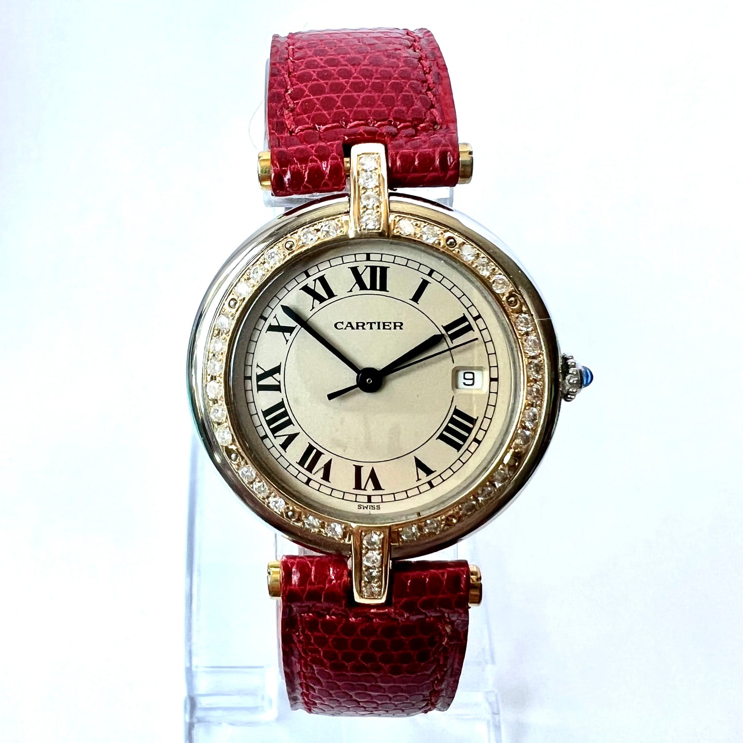 CARTIER PANTHERE VENDOME Quartz 30mm 2 Tone 0.50TCW Diamond Watch