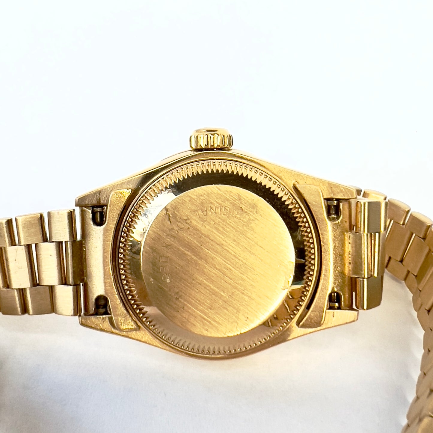 ROLEX OYSTER PERPETUAL DATEJUST PRESIDENTIAL Automatic 26mm 18K Yellow Gold Diamond Watch