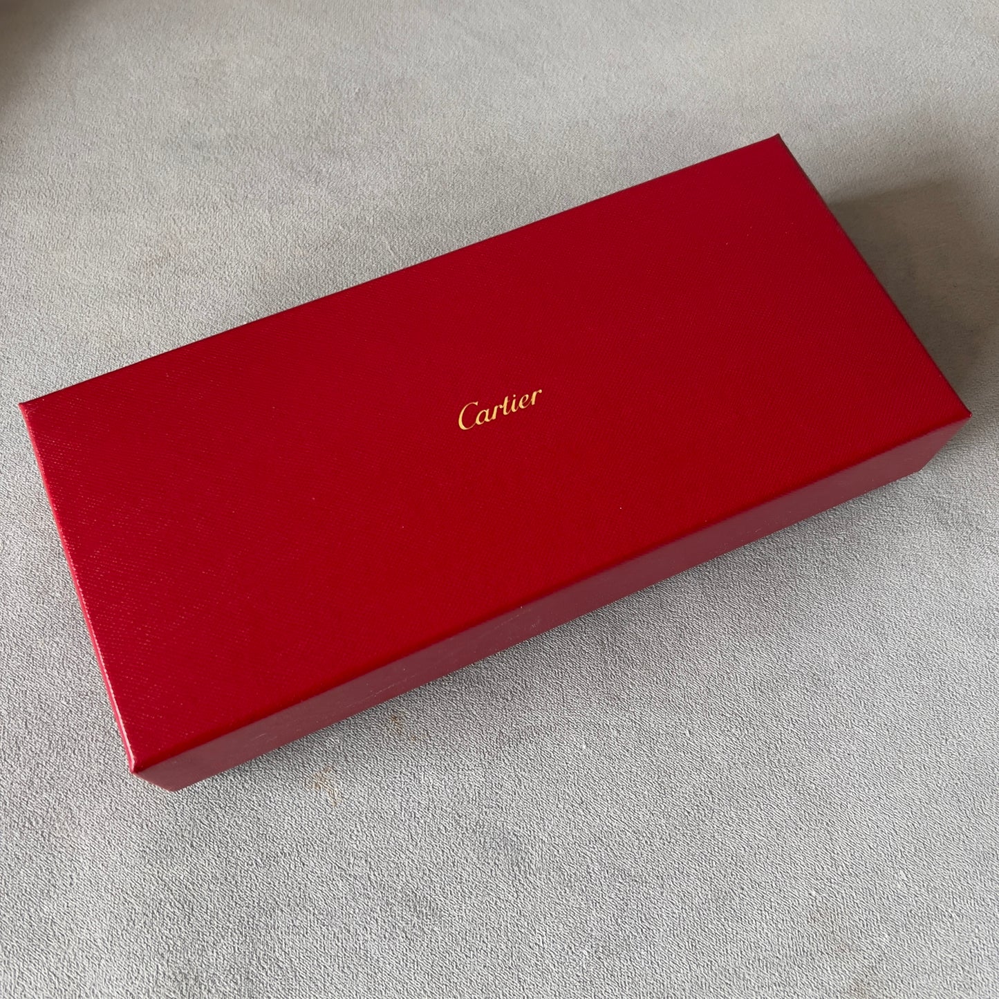 CARTIER Bracelet Box + Outer Box 9.35x4.20x1.90 inches  Doesn’t lock!