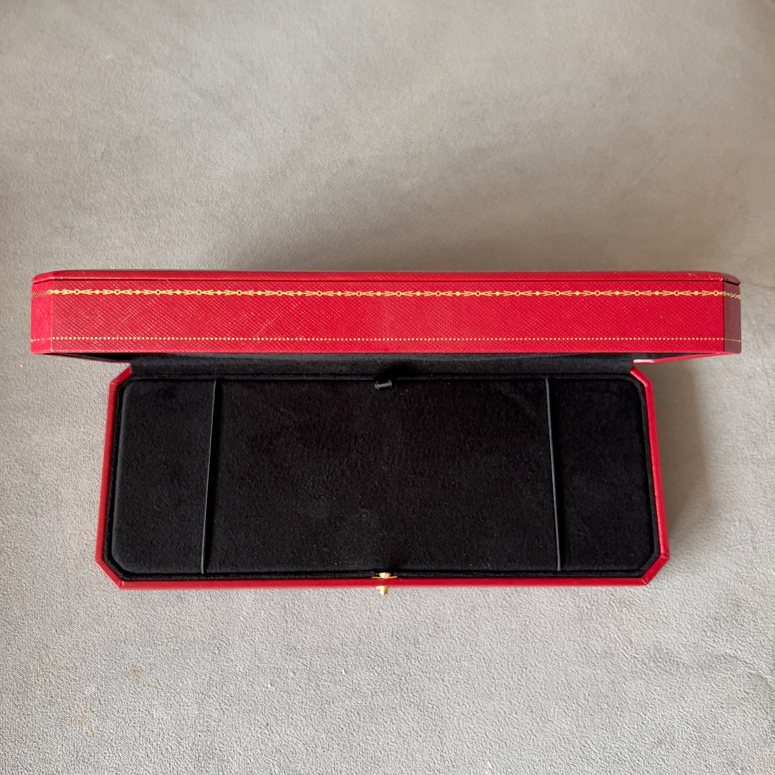 CARTIER Bracelet Box + Outer Box 9.35x4.20x1.90 inches Doesn’t lock!